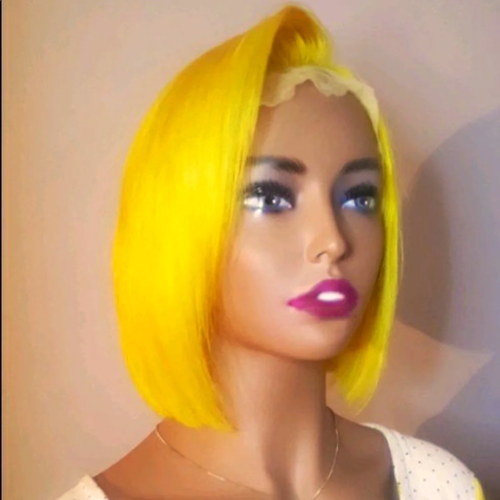 Yellow Frontal Wig